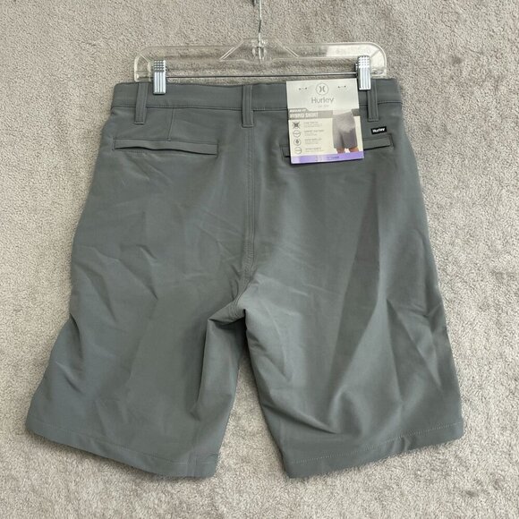 NEW Hurley Men's Size 30 Gray Hybrid Shorts Regular Fit Water-Repellent 4-Way - Picture 4 of 7